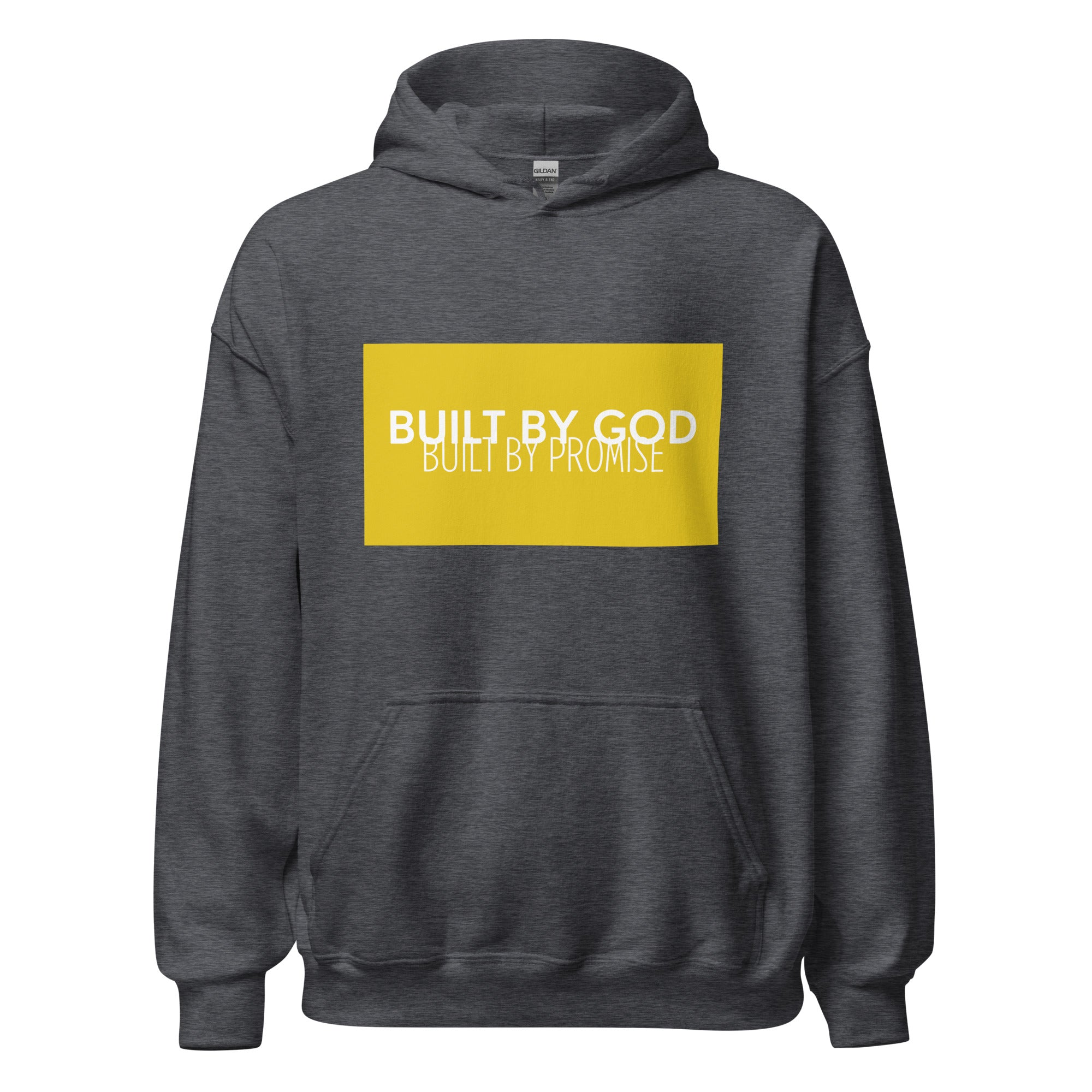 Built By God, Built By Promise (Yellow & White) Hoodie