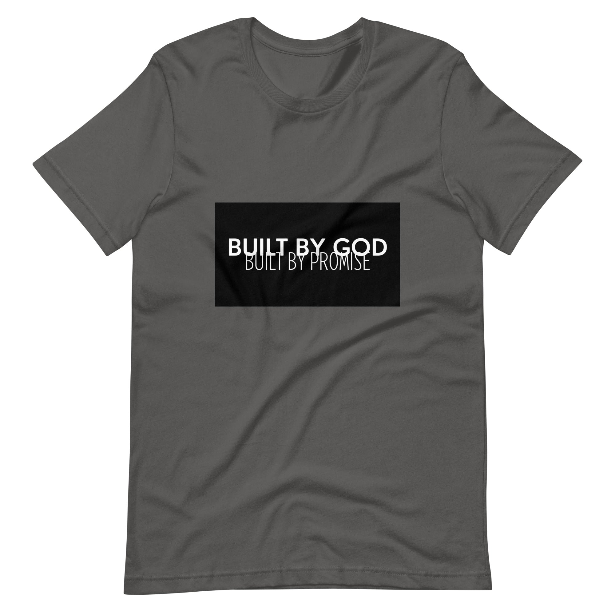 Built By God, Built By Promise (tee) (Black&White)