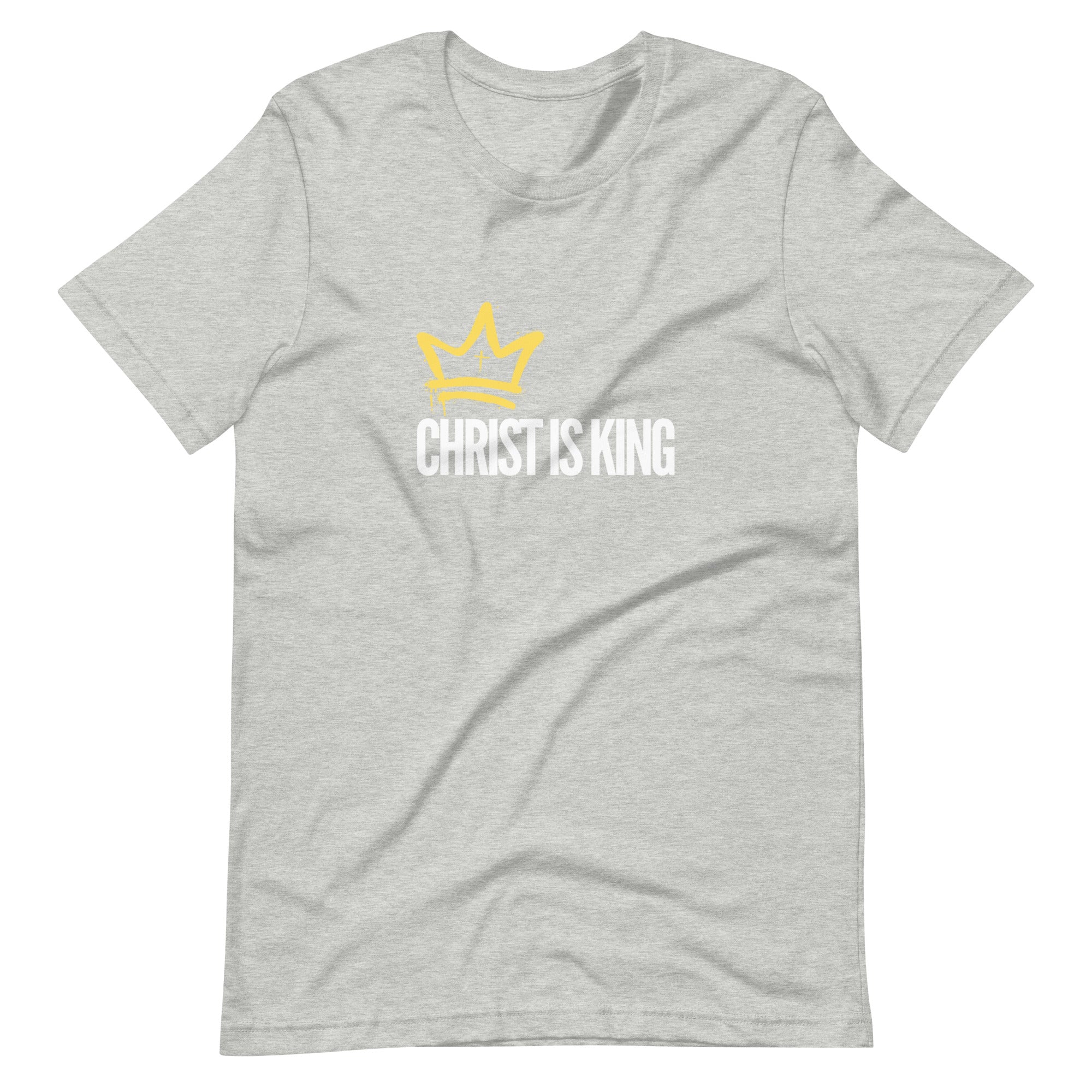 Christ is King (tee)-Yellow & White