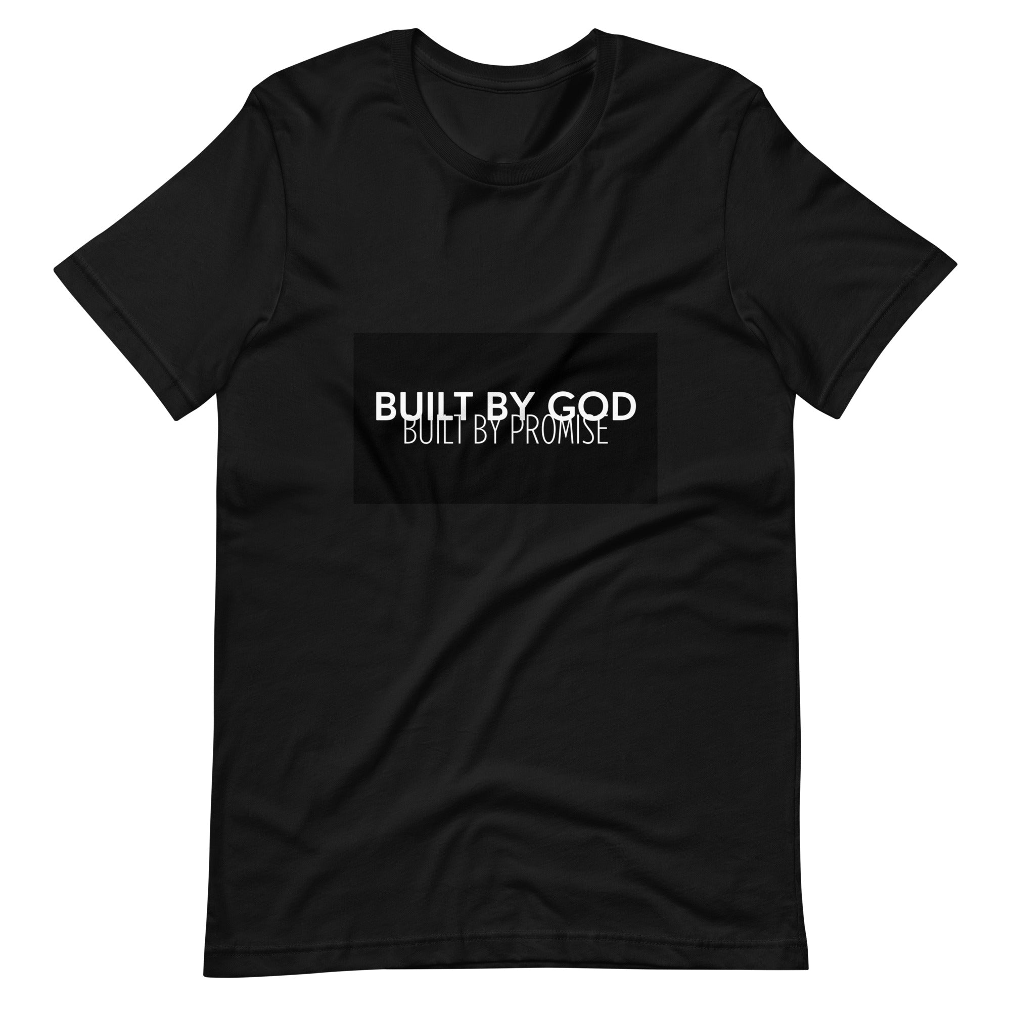 Built By God, Built By Promise (tee) (Black&White)