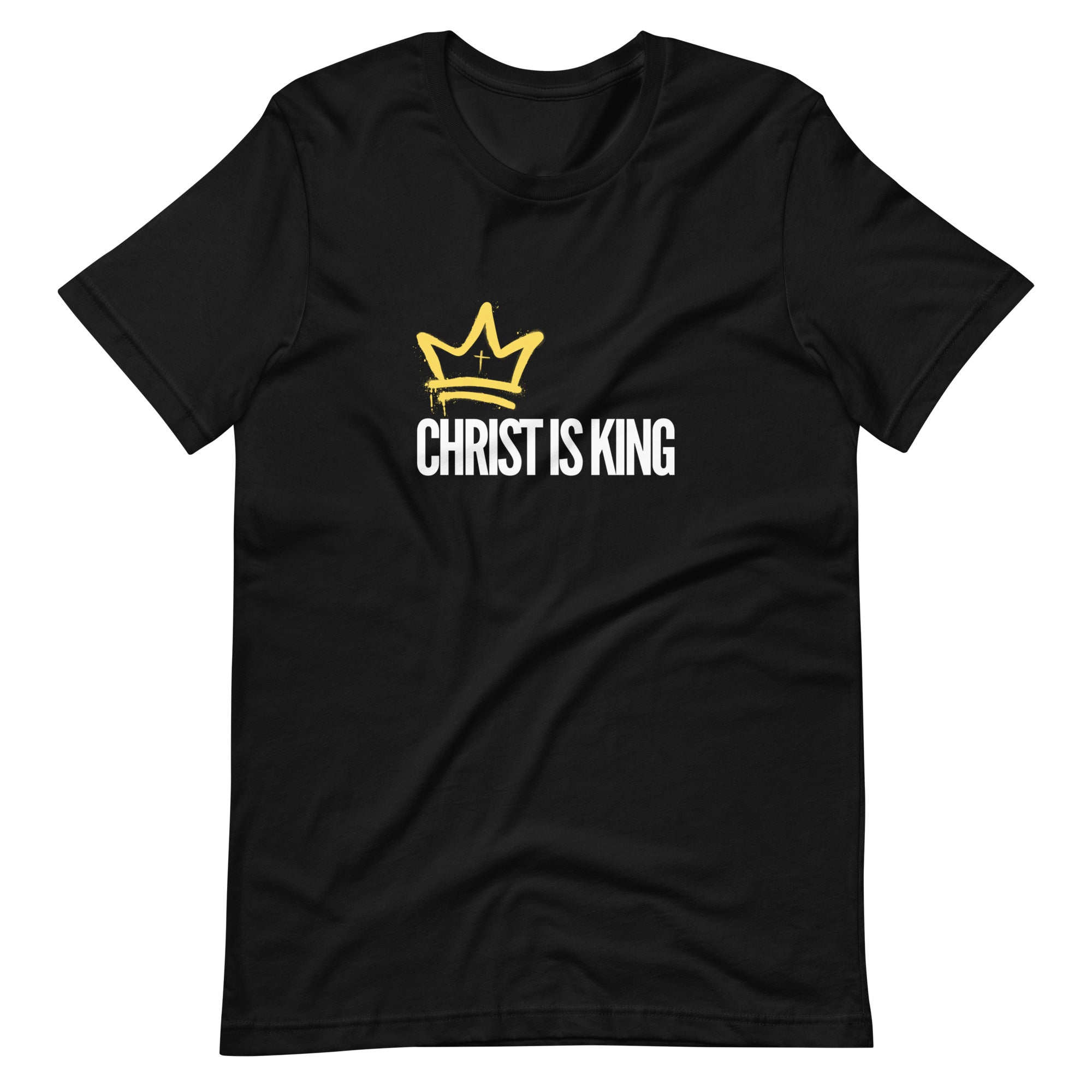 Christ is King (tee)-Yellow & White