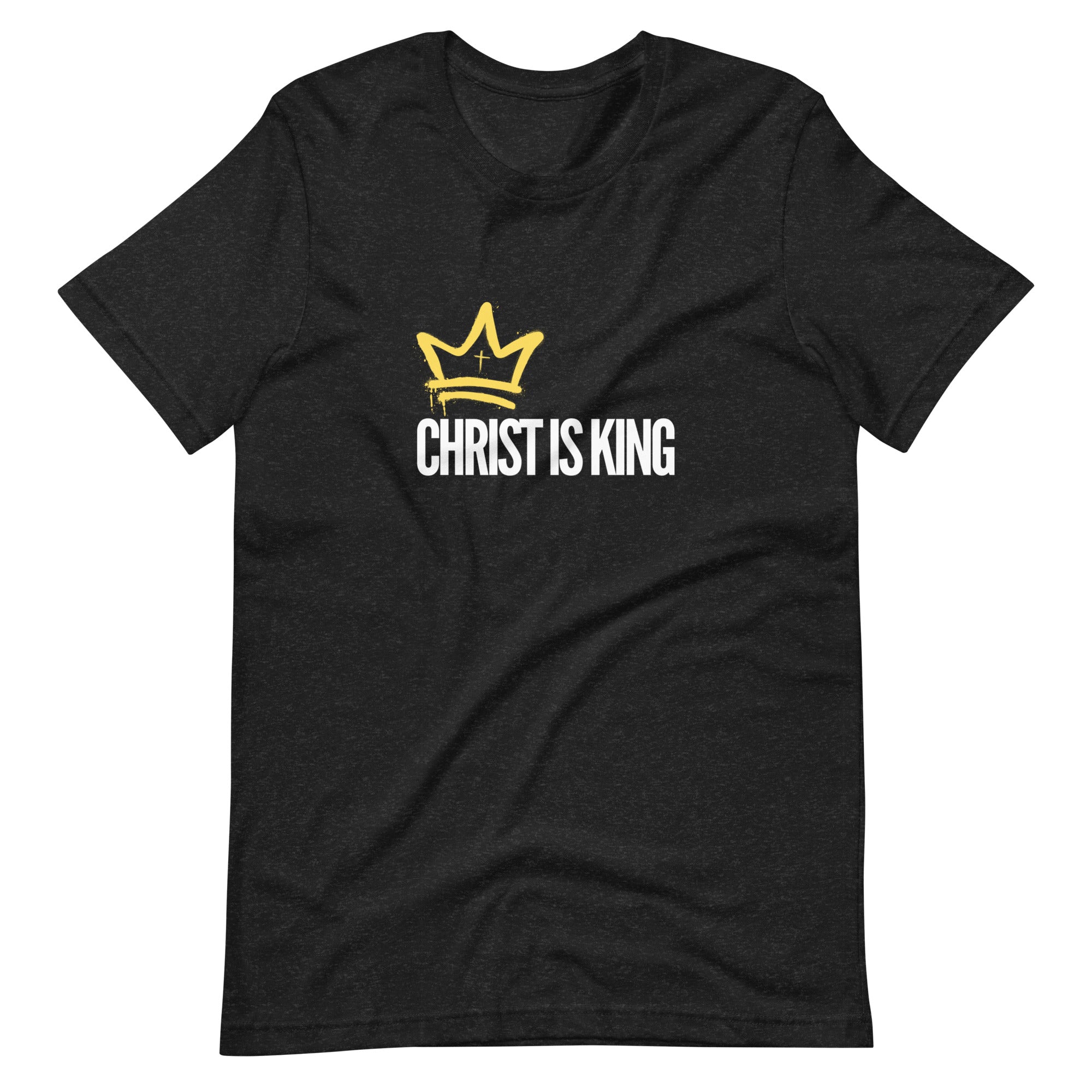 Christ is King (tee)-Yellow & White