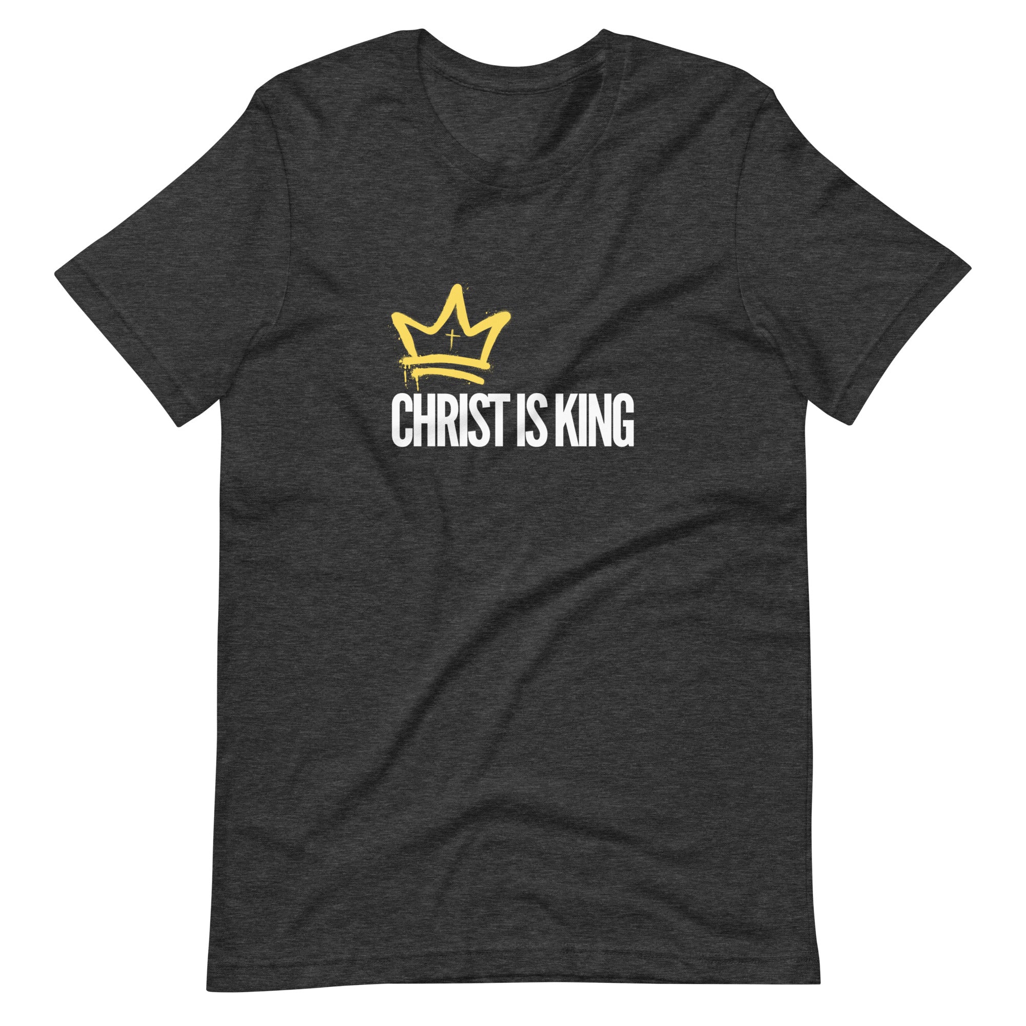 Christ is King (tee)-Yellow & White