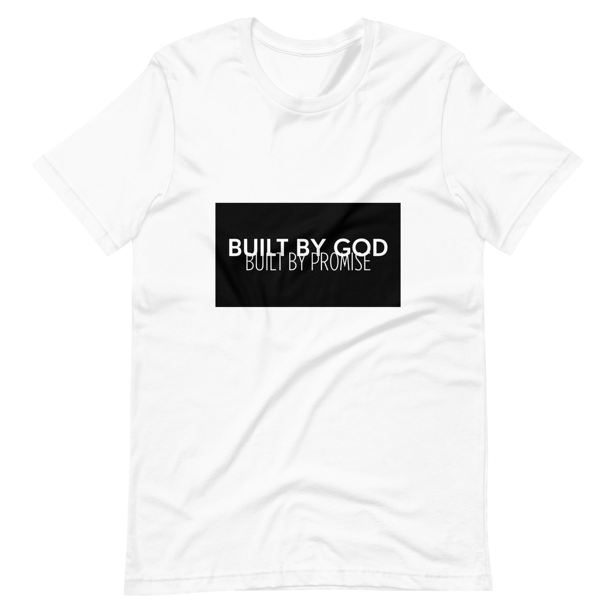 Built By God, Built By Promise (tee) (Black&White)